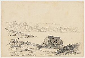 Double Bay from Point Piper, [a view], 1843 / John Fred...