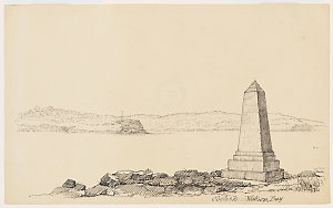 Obelisk, Watson Bay [a view, including part of Sydney H...