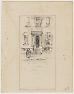 Entrance old Colonial Treasury [a view of the front of ...