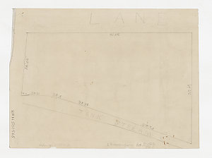 [Manuscript plan of the Chisholm Estate, Auburn, Sydney...