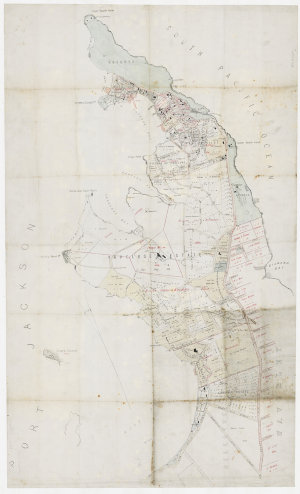 [Cadastral manuscript map of Sydney's Eastern suburbs f...