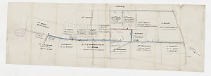 [Manuscript cadastral map of allotments near Canterbury...