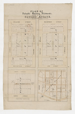 Plan of valuable building allotments, portion of the Ul...
