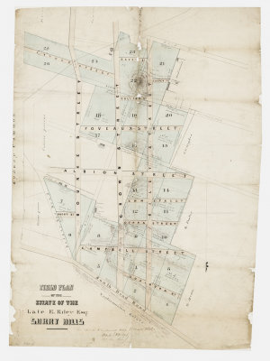 Field plan of the estate of the late E. Riley esq. Surr...