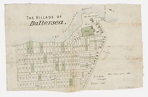 The Village of Battersea [cartographic material] / W. H...