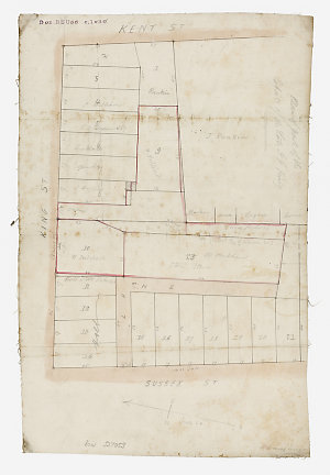 Plan of part of the estate of the late J.F. King [carto...