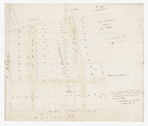 Copy of Major Wentworth's Allotments comprized in 2 gra...