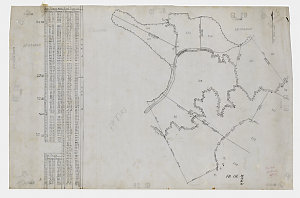 [Manuscript cadastral map of land in the Parish of Glou...