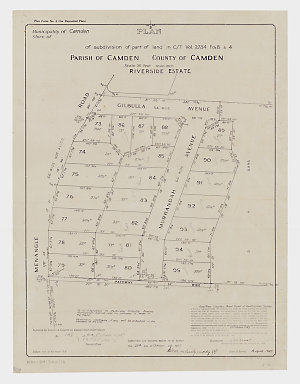 Plan of subdivision of part of land in C/T vol. 2734 fo...