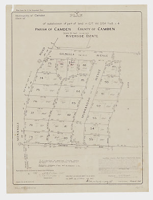 Plan of subdivision of part of land in C/T vol. 2734 fo...