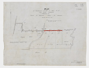 Plan of resubdivision of part of block 32 of Avon Valle...
