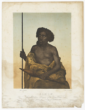 [Portrait of] Simon, an Australian Aborigine of the Yar...
