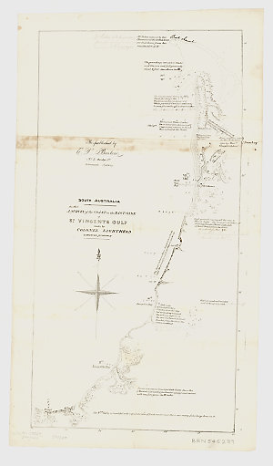 A partial survey of the coast on the east-side of St. V...
