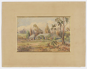 First Government House, Captain Lonsdale, [A view], 188...