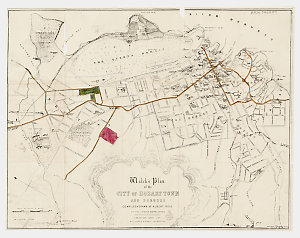Walch's plan of the city of Hobart Town and suburbs [ca...