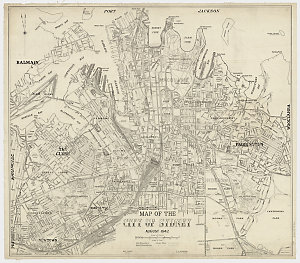 Map of the city of Sydney, August 1942 [cartographic ma...