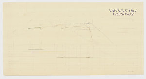 Hawkins' Hill workings [cartographic material] : plan o...