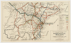 Newcastle region showing communications etc. [cartograp...