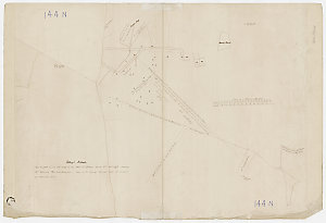 Riley's estate, copy of part of an old map of the town ...