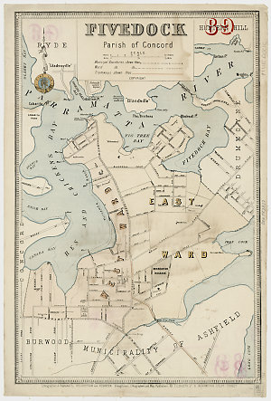 Fivedock [cartographic material] : Parish of Concord / ...