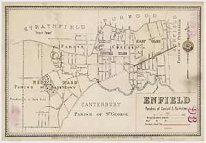 Enfield [cartographic material] : Parishes of Concord &...