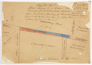 Sketch shewing land proposed to be dedicated for a publ...