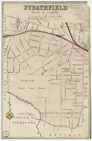 Strathfield [cartographic material] : Parish of Concord...