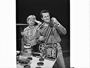 Comedians and television hosts Dawn Lake and Bobby Limb...