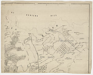 [Cadastral map of area near Five Dock and Drummoyne, Ne...