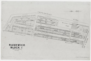 [Randwick block plans] [cartographic material] / H.E.C....