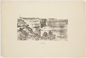The Heads of Port Jackson, [a view, including Macquarie...