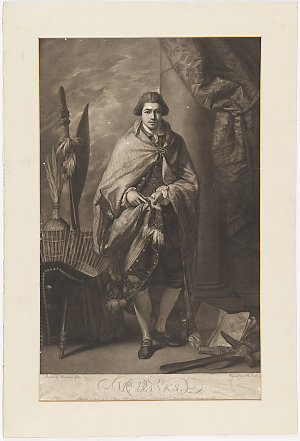 Portrait of Sir Joseph Banks, 1771, printed in 1773 / e...