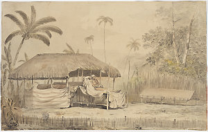 [The body of Tee, a chief as preserved after death in Otaheite, ca. 1777 / drawn by John Webber]