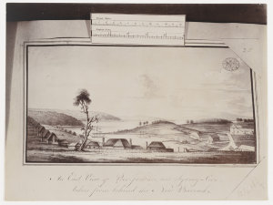An east view of Port Jackson and Sydney Cove, taken fro...