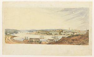 [View of Sydney Cove, ca.1820s? / by Richard Read Senio...