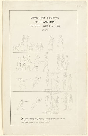 Proclamation to the aborigines, ca. 1828-30 / Thomas Davey