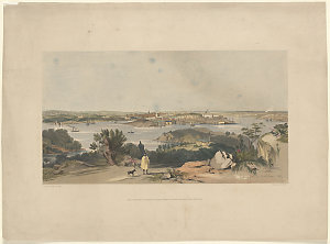 [View of Sydney from St Leonards, 1843] / drawn by C. M...