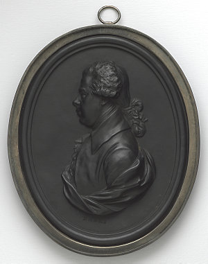 [Sir Joseph Banks, ca. 1800 / portrait medallion manufa...