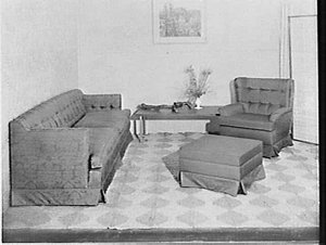 Travic Furniture stand, Furniture Show 1964, Royal Agri...