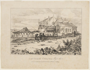 Catholic Chapel (Hyde Park) [a view], 1836