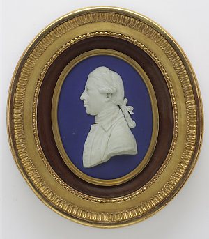Joseph Banks, 1775 / portrait medallion by Wedgwood