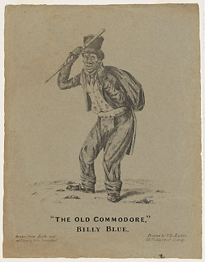 A portrait of 'The Old Commodore', Billy Blue, ca. 1834...