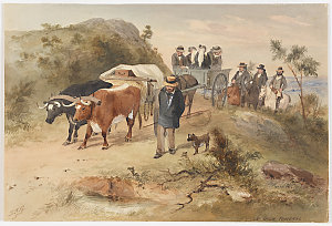 A bush funeral, ca. 1800-1899 / Samuel Thomas Gill