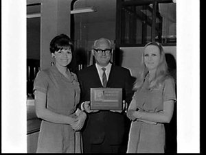 Smith Family (charity) plaque presented to staff of the...