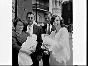 Field family christening, St. Francis Xavier Roman Cath...