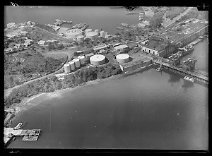 Item 29: Milton Kent aerial views of Vacuum Oil at Ball...