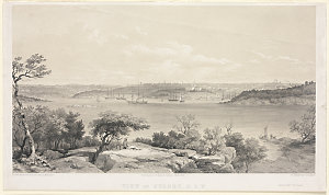 View of Sydney, N.S.W., 1855 / drawn from nature by Con...