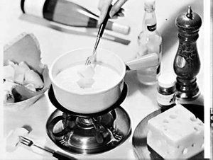 APA studio photograph of cheese fondue for Country Pres...