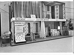 Wilson and Sanderson fabrics exhibit, Furniture Show 19...