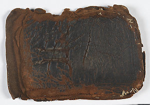 Item 02: Leather document holder belonging to John Nimm...